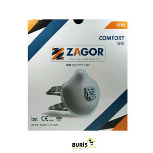 Zagor ZGR 5020 FFP2 V NR Solunum Maskesi (Comfort Seri)