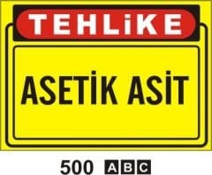 Asetik Asit Levhası