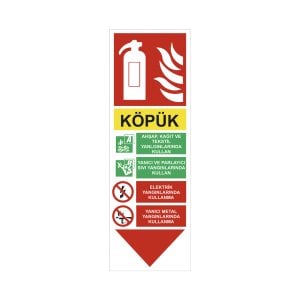 Köpük Talimatı 15x45 cm