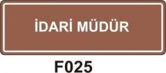 İdari Müdür