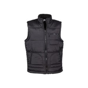 Buriş Polar Astarlı Yelek Siyah Renk