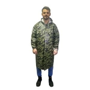 Balıkçı Pardesü Yağmurluk Kamuflaj Desen (Standart Beden)