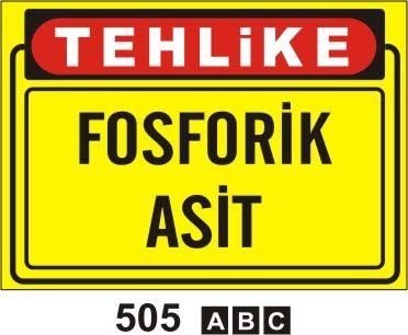Fosforik Asit Levhası 25x35 cm Dekota (Forex) 3 mm