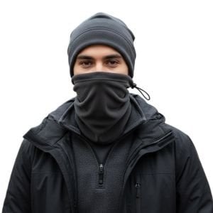 Polar Bere + Polar İpli Bere Gri (Unisex)