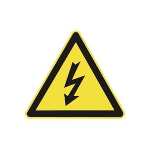 Dikkat Elektrik Uyarı Sticker 10'lu Paket