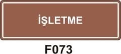 İşletme Levhası