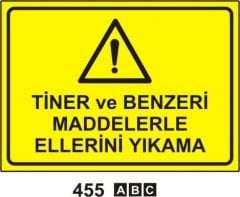 Tiner ve Benzeri Maddelerle Ellerini Yıkama