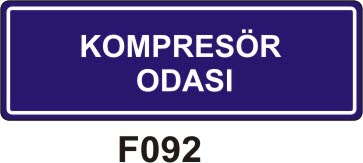 Kompresör Odası Levhası