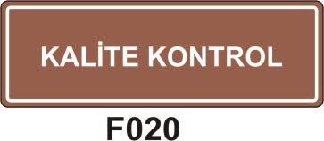 Kalite Kontrol Levhası