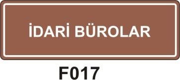 İdari Bürolar Levhası
