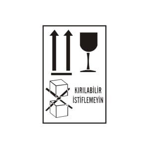 Transport Etiketleri (Kırılabilir İstiflemeyin Etiketi)
