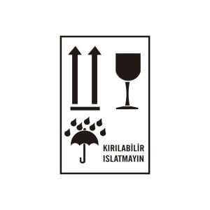 Transport Etiketleri (Kırılabilir Islatmayın Etiketi)
