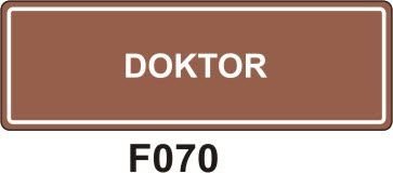 Doktor Odası Levhası