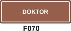 Doktor Odası Levhası