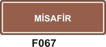 Misafir Odası Levhası