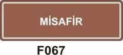 Misafir Odası Levhası