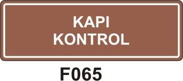 Kapı Kontrol Levhası