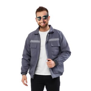 7/7 Gabardin Kapitoneli Gri Mont