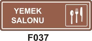 Yemek Salonu Levhası