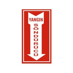 Yangın Söndürücü Levhası