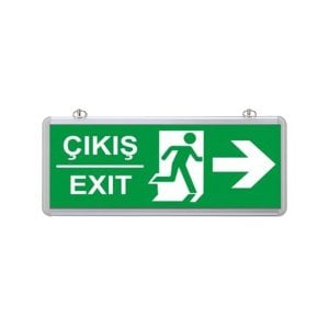 Çıkış Exit Ledli Armatür Sağ Ok