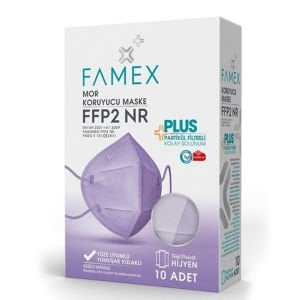 Famex N95 FFP2 Mor 10'lu