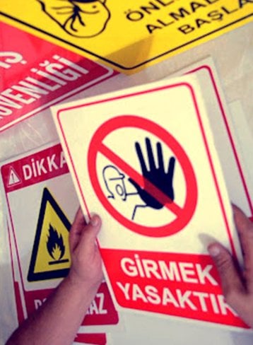 İŞ GÜVENLİĞİ <br> LEVHALARI
