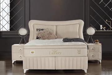 Luxury Kendinden Pedli Bölgesel Torba Yay Sistemli Kuş Tüyü Sünger Yatak