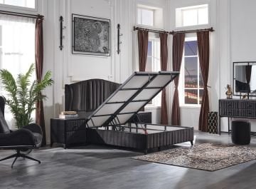 Ferro Orthopedic Bölgesel Torba Yay Sistemli Yatak+Baza+Baza Başlığı