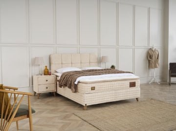 Begonya Pedli 4 Mevsim DSC Yay Ergonomik Yatak Seti