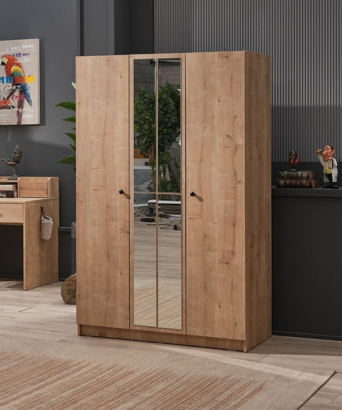 Liona 3 Kapaklı Dolap