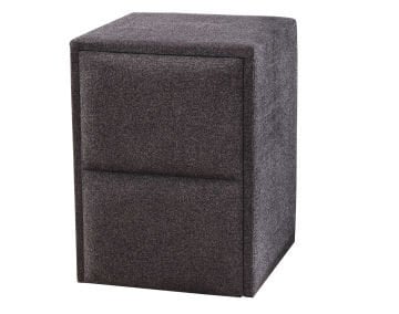 AMORE Kumaş Kaplama Tek Kapaklı Komodin