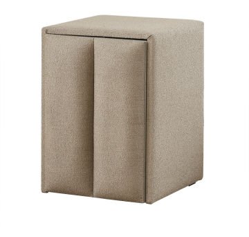 BELEZZA Kumaş Kaplama Tek Kapaklı Komodin