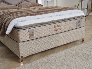 İmmune Defence Pedli 4 Mevsim Kuş Tüyü Sünger Torba Yaylı Yatak