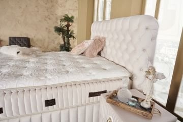 Fluffy Pedli Torba ve Mini Paket Yaylı Omurga Destekli Yatak