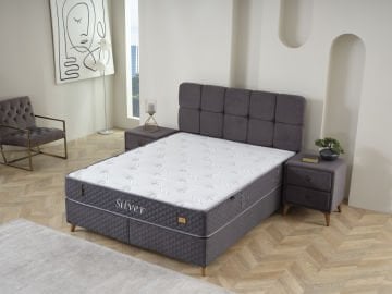 Silver 4 Mevsim Ergonomik DSC Yaylı Yatak Seti