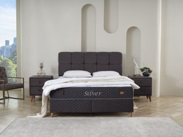 Silver 4 Mevsim Ergonomik DSC Yaylı Yatak Seti