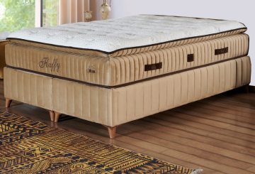 Fluffy Pedli Torba ve Mini Paket Yaylı Omurga Destekli Yatak Seti