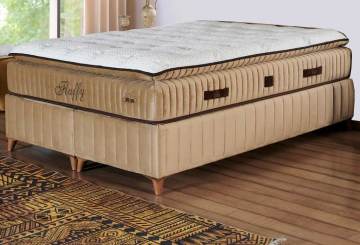 Fluffy Pedli Torba ve Mini Paket Yaylı Omurga Destekli Yatak