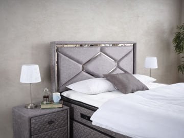 İmmune Defense Pedli 4 Mevsim Kuş Tüyü Sünger Torba Yaylı Yatak Seti Yatak+Baza+Başlık