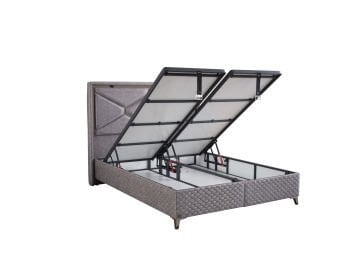 İmmune Defense Pedli 4 Mevsim Kuş Tüyü Sünger Torba Yaylı Yatak Seti Yatak+Baza+Başlık