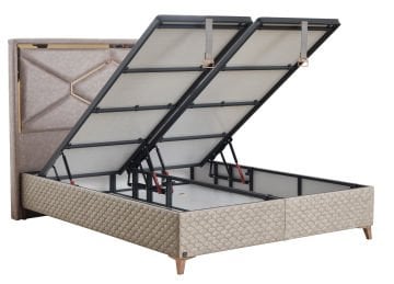 İmmune Defense Pedli 4 Mevsim Kuş Tüyü Sünger Torba Yaylı Yatak Seti Yatak+Baza+Başlık