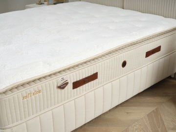 Comfort Zone Pedli Çift Yönlü-Kuş Tüyü Sünger (Yumuşak Sünger-Sert Sünger) Dual Torba Yaylı Yatak Seti Yatak+Baza+Başlık