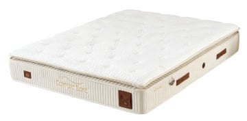 Comfort Zone Pedli Çift Yönlü-Kuş Tüyü Sünger (Yumuşak Sünger-Sert Sünger) Dual Torba Yaylı Yatak Seti Yatak+Baza+Başlık