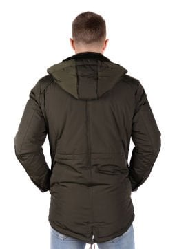 5614 Haki Rüzgar Geçirmez Su İticili Parka Mont