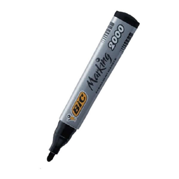 Bic 8209153 2000 Yuvarlak Uçlu Siyah Markör Kalem