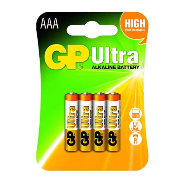 Gp 24AUMB-U 4 lü Ultra Alkalin İnce Kalem Pil