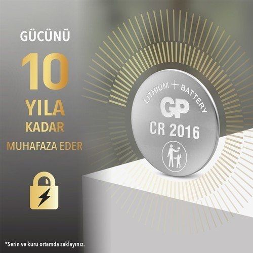 Gp GPCR2016-C5 3V 5 li Lityum Kartela Pil