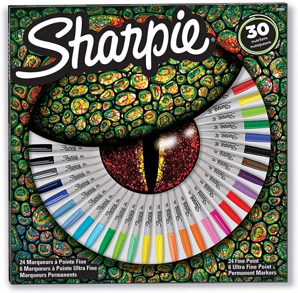 Sharpie 30'lu Kertenkele Permanent Markör Kalem Seti