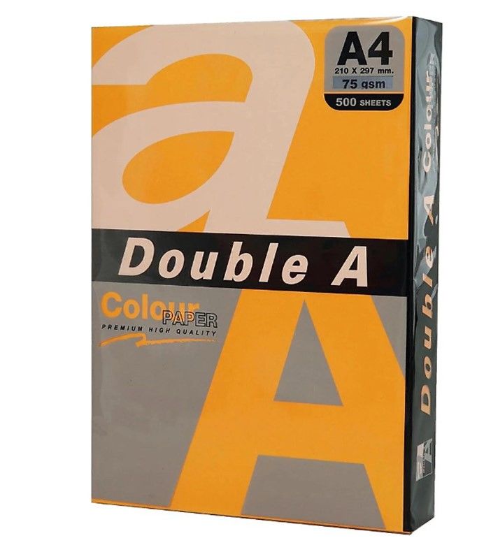 Double A A4 75gr 25li Fosforlu Turuncu Kağıt